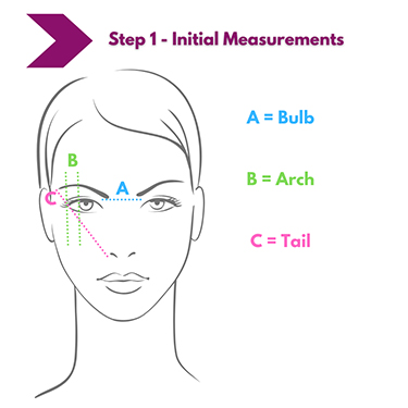 eyebrow shaping at home step 1