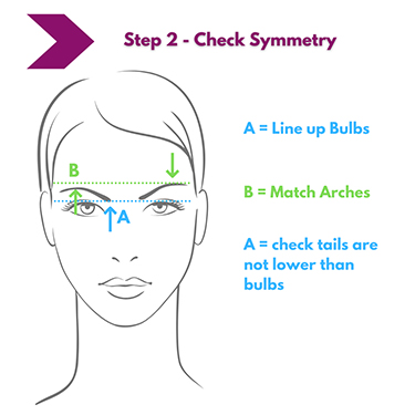 eyebrow shaping at home step 2